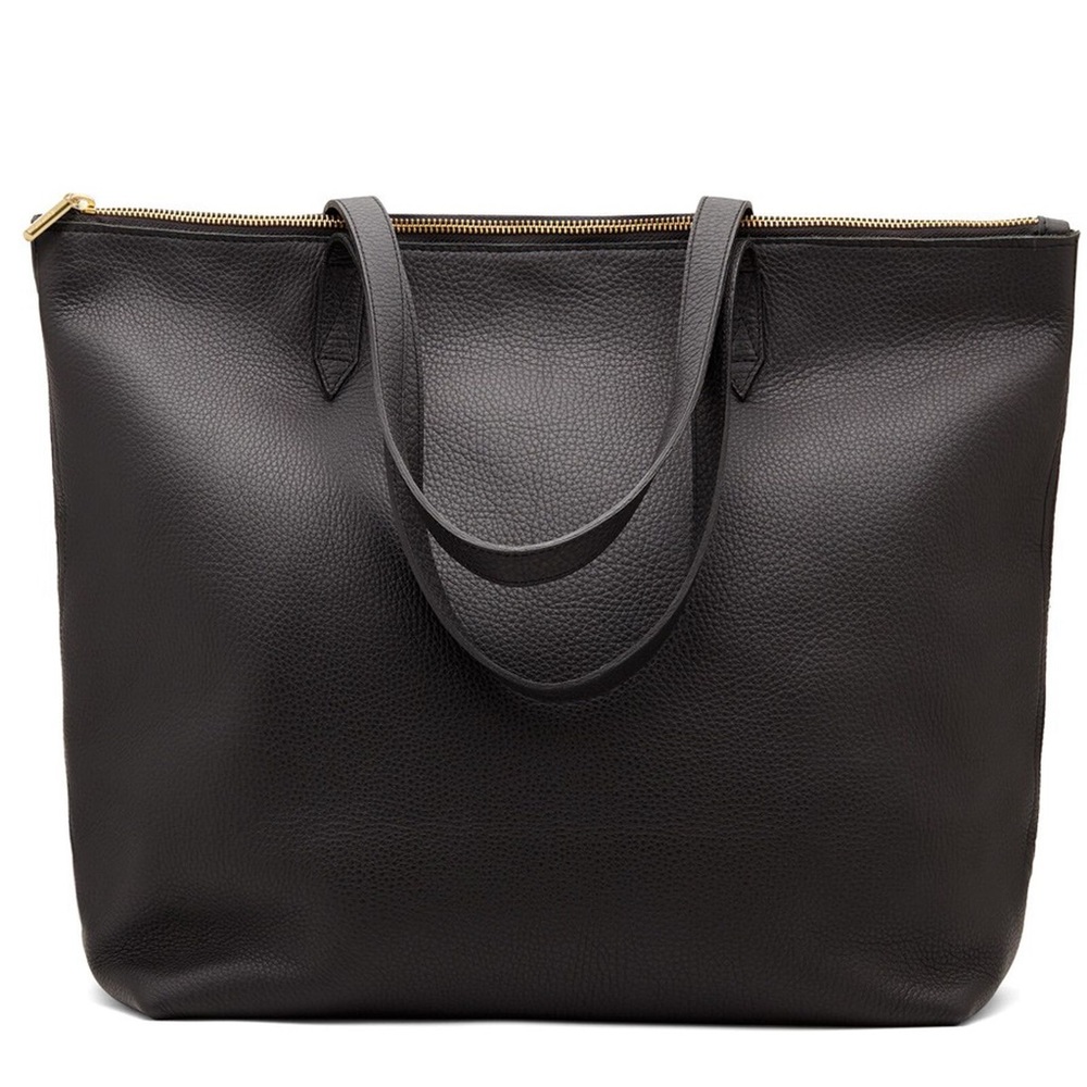 Cuyana Leather Zipper Tote